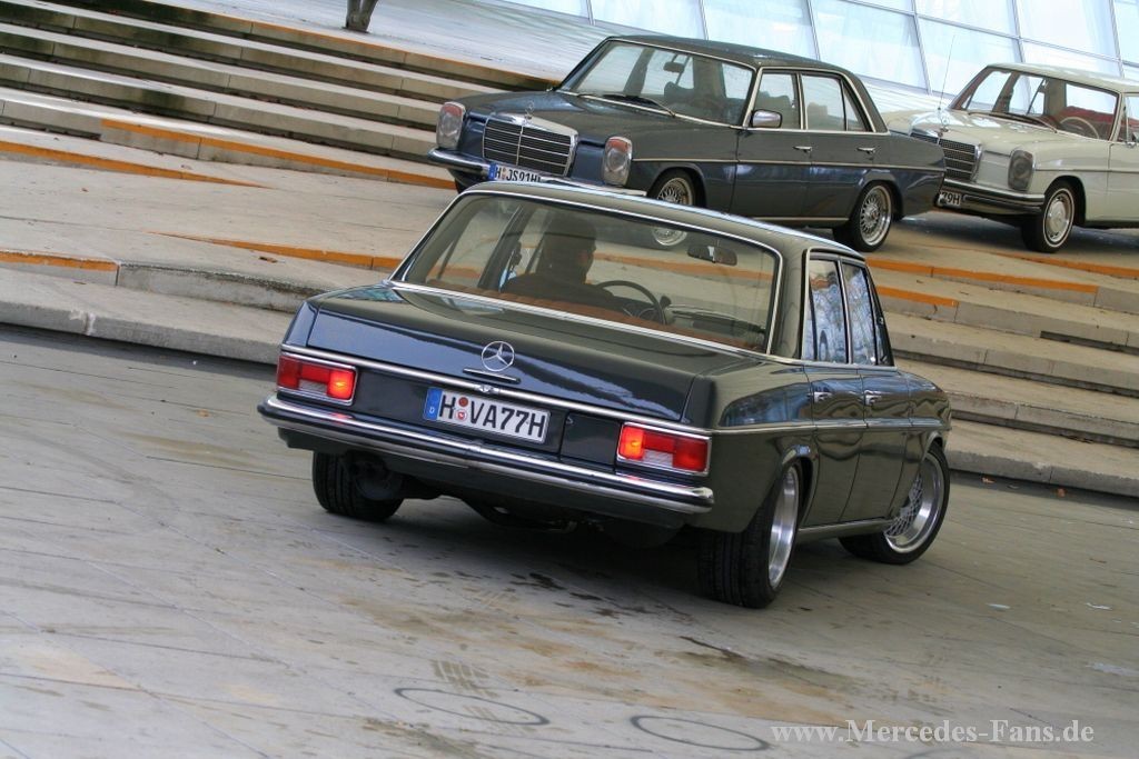 Mercedes Benz W114 M110 Swap Rial mercedes w114 tuning